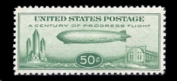 US C18  1933 50-cent  Graf Zeppelin