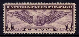 US C16 Five-cent Winged Globe