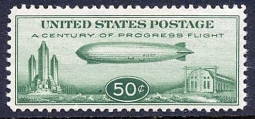 US C18  1933 50-cent  Graf Zeppelin