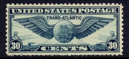 US C24 30-cent Winged Globe