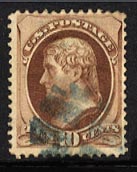 US 150 1870 Ten-cent  Thomas  Jefferson