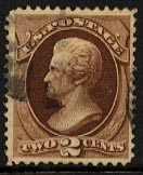 US 157 1873 Two-Cent Andrew Jackson