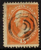 US 163 1873 15-cent Webster