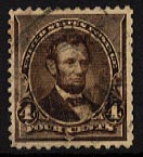 US 222  Four-Cent Lincoln