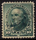 US 226 10¢ 1890 Daniel Webster