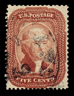 US 27 Five-Cent 1858 Jefferson Type I