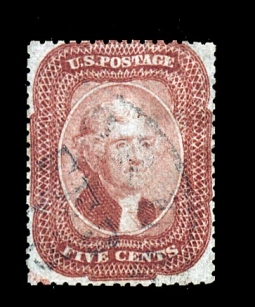 US 27 Five-Cent 1858 Jefferson Type I