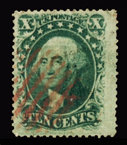 US 35  1859 10-Cent Washington Type V