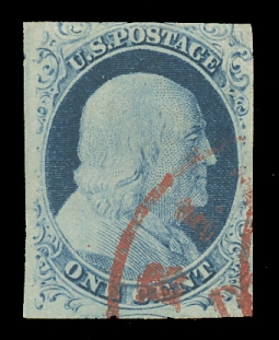 US 9 One-cent Franklin Type IV