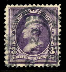 US 253 1894 Three-cent Jackson