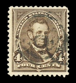 US 254 1894 4 Cent Lincoln