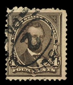 US 254 1894 4 Cent Lincoln